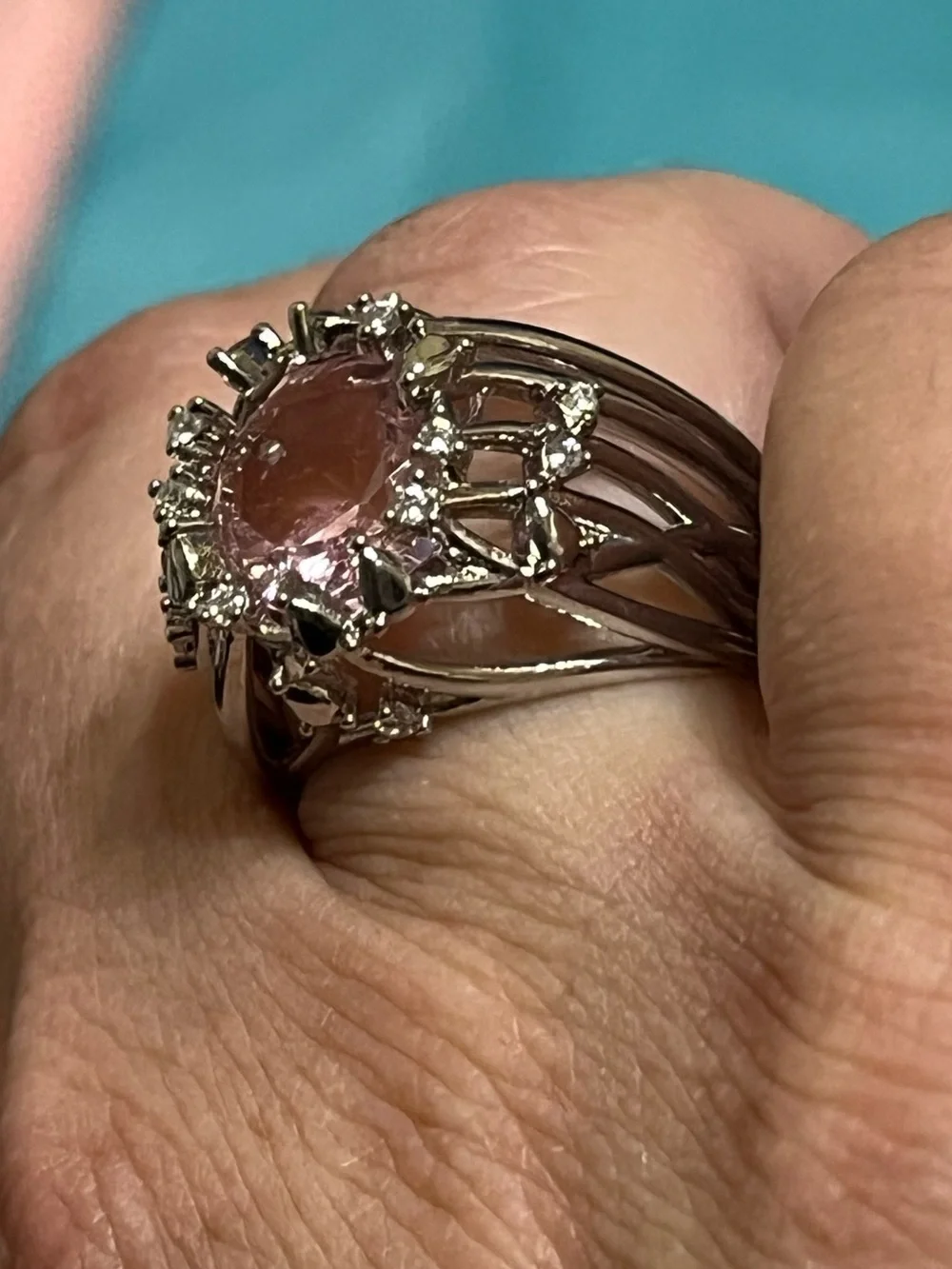 Pink Cocktail Ring